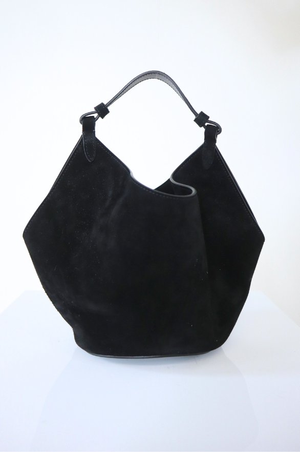 Bessette - Khaite Mini Lotus Suede Bag