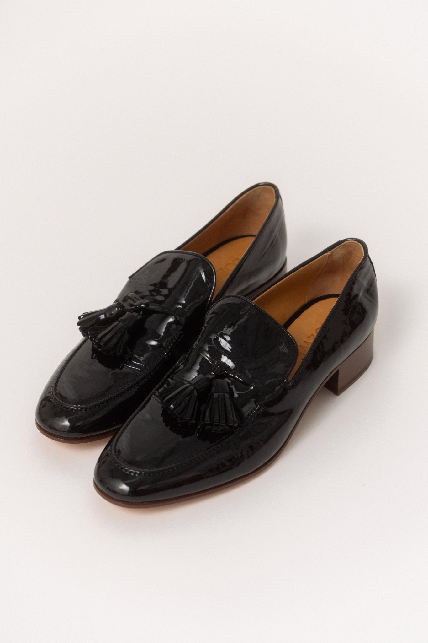 Bessette - Loewe Patent Tassel Loafers (40 EU)