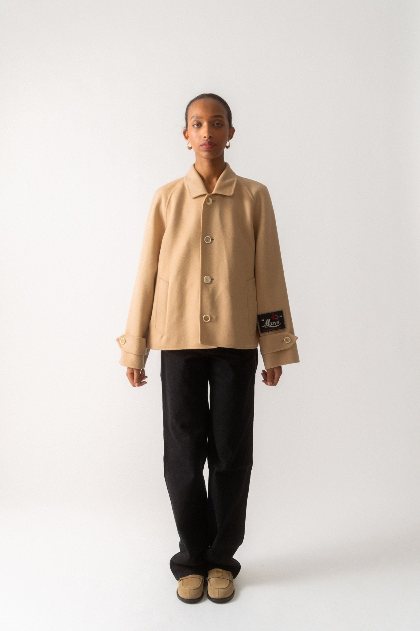 Marni wool coat online