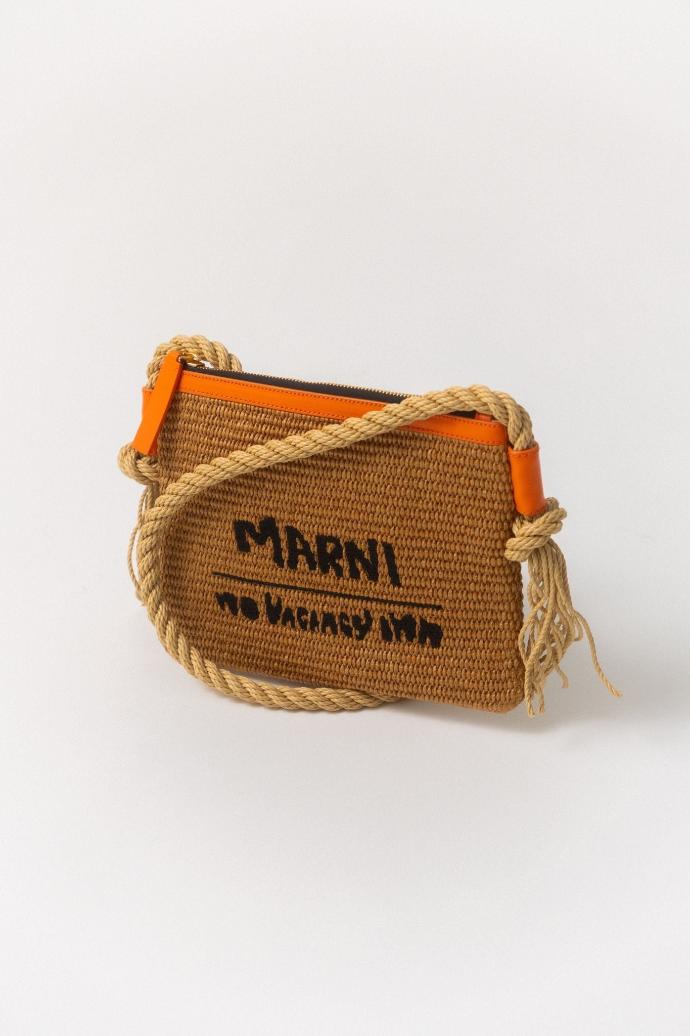 Marni - Marni Marni x No Vacancy Inn Logo Embroidered Crossbody Bag