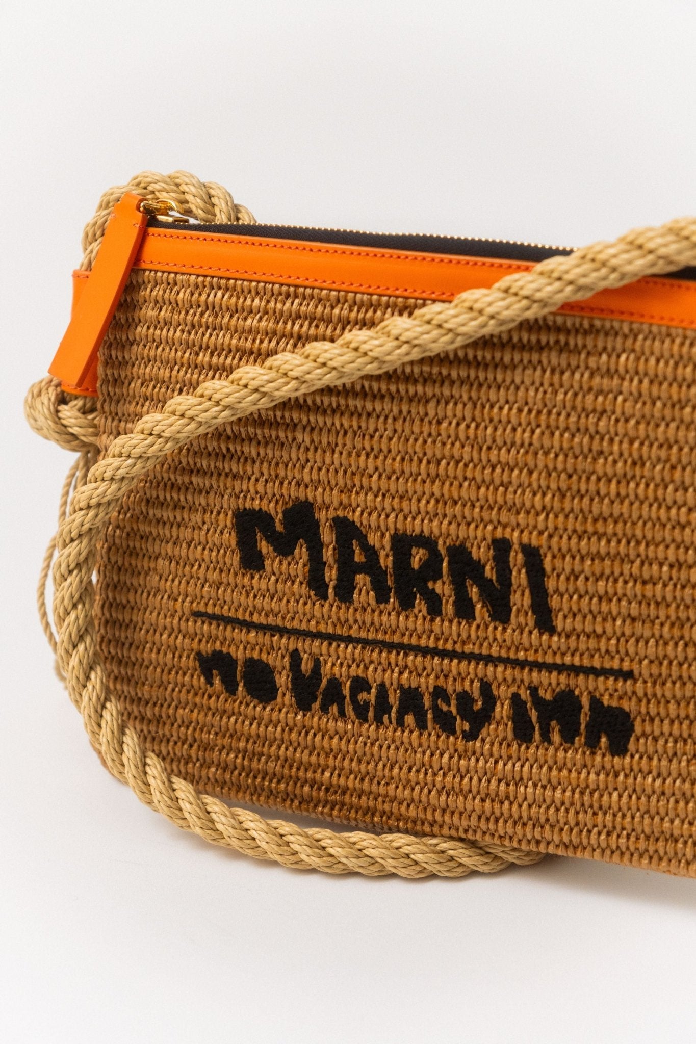 Marni - Marni Marni x No Vacancy Inn Logo Embroidered Crossbody Bag