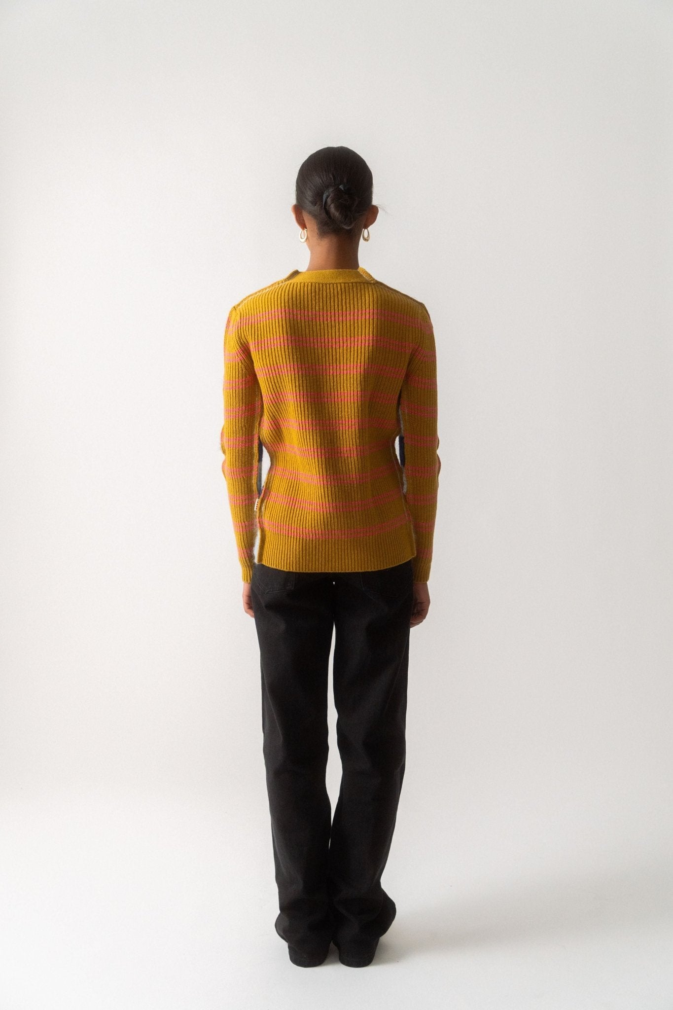 Bessette - Marni MOHAIR AND WOOL CARDIGAN WITH MULTICOLOUR STRIPES (38 IT)