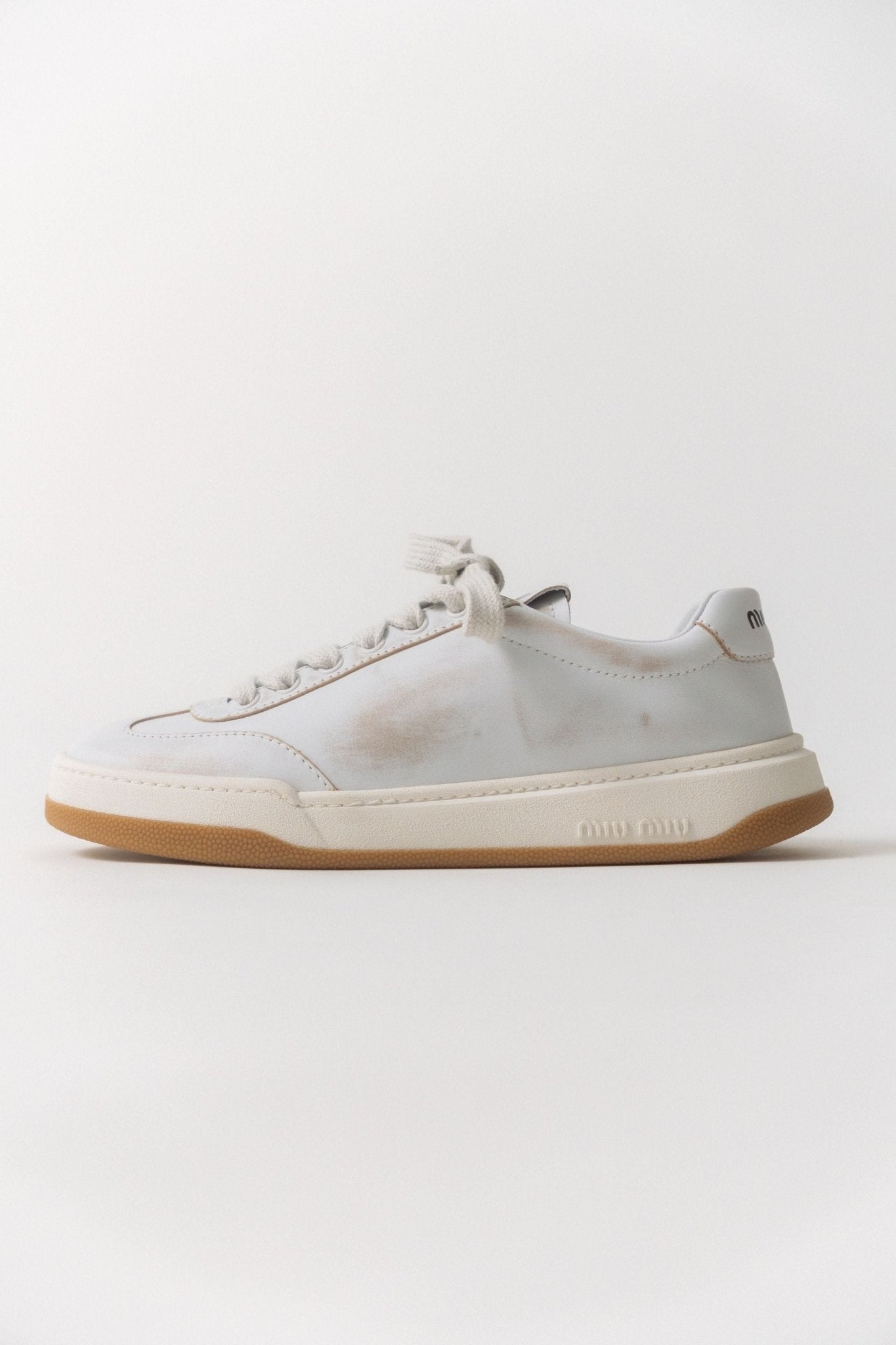 Miu Miu - Miu Miu Leather Sneakers (39 EU)