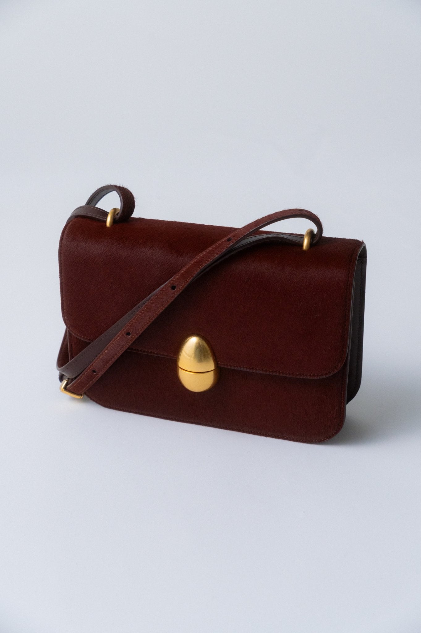 Bessette - Neous Pheonix Bag Calfhair Burgundy