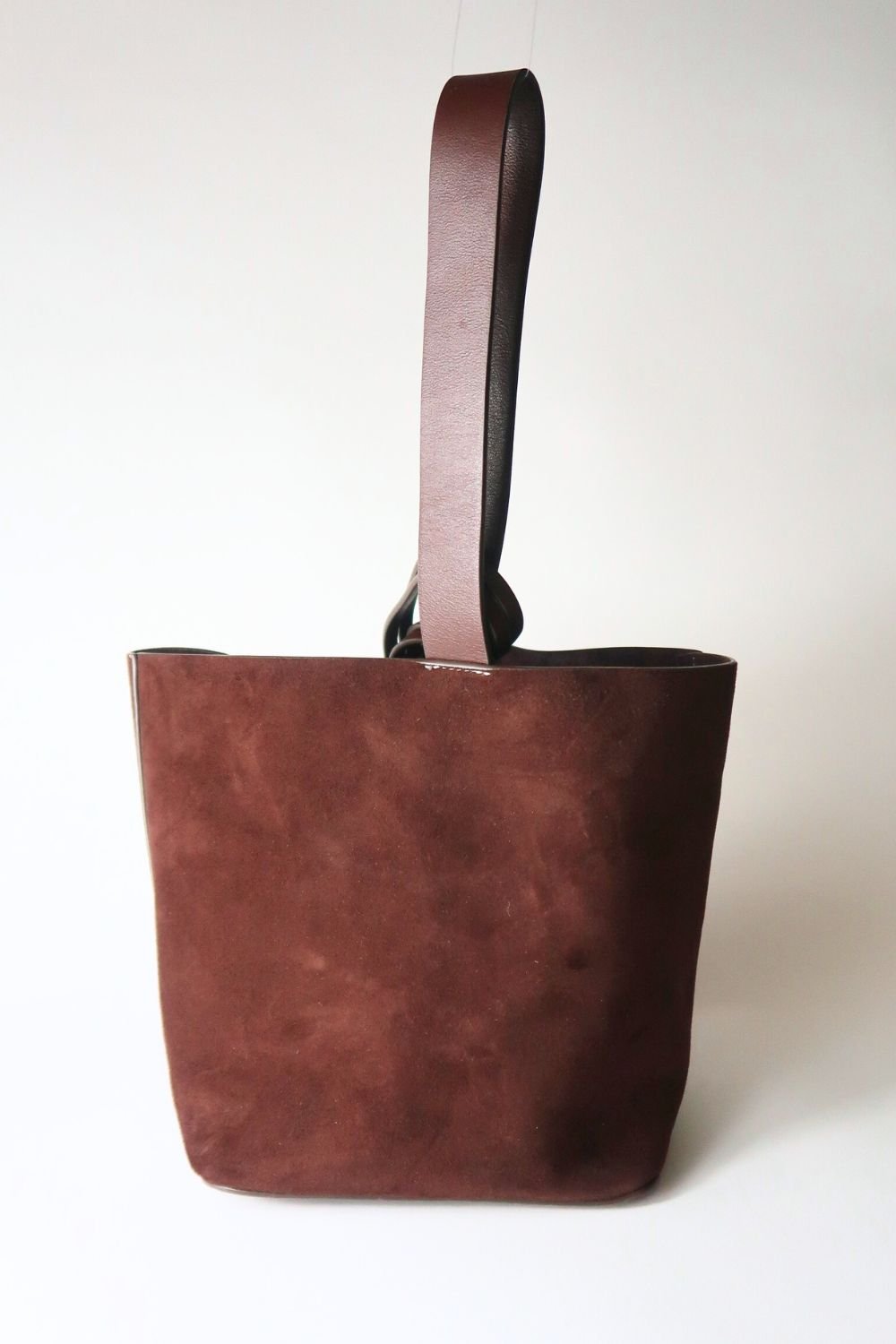 Neous - Neous Small Brown Suede Bucket Bag