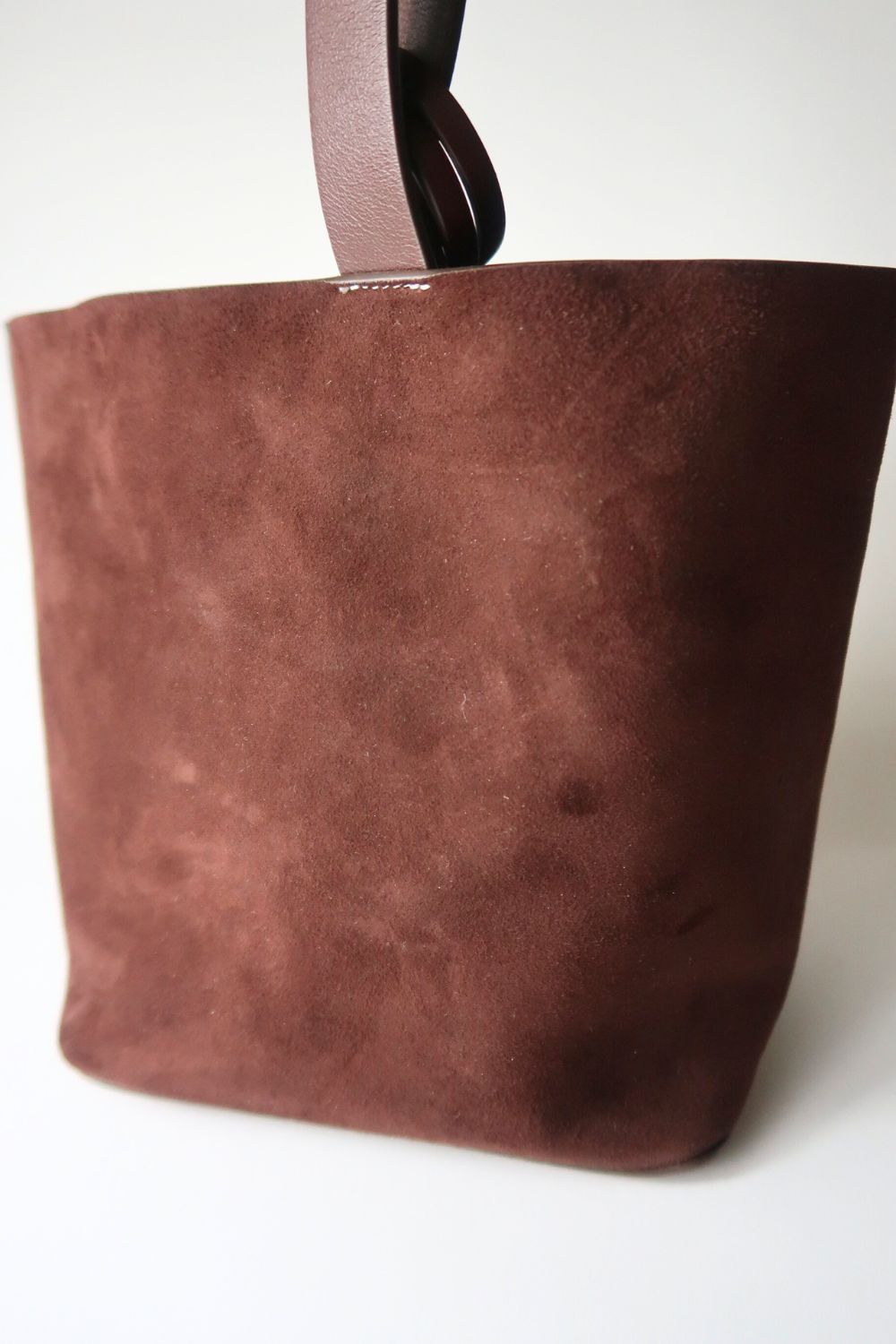 Neous - Neous Small Brown Suede Bucket Bag