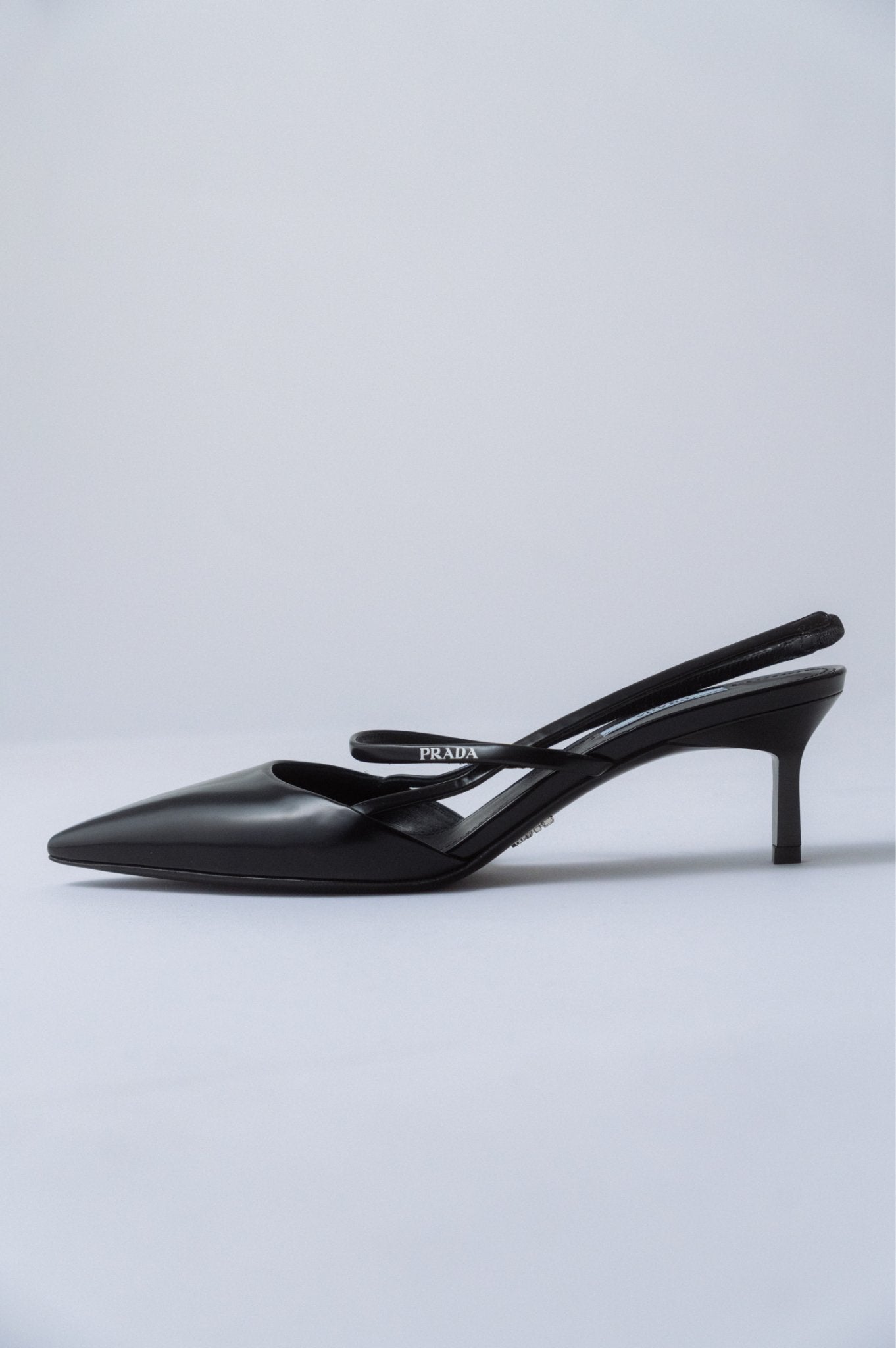 Bessette - Prada Point - Toe Spazzolato - Leather Slingback Pumps (40 EU)