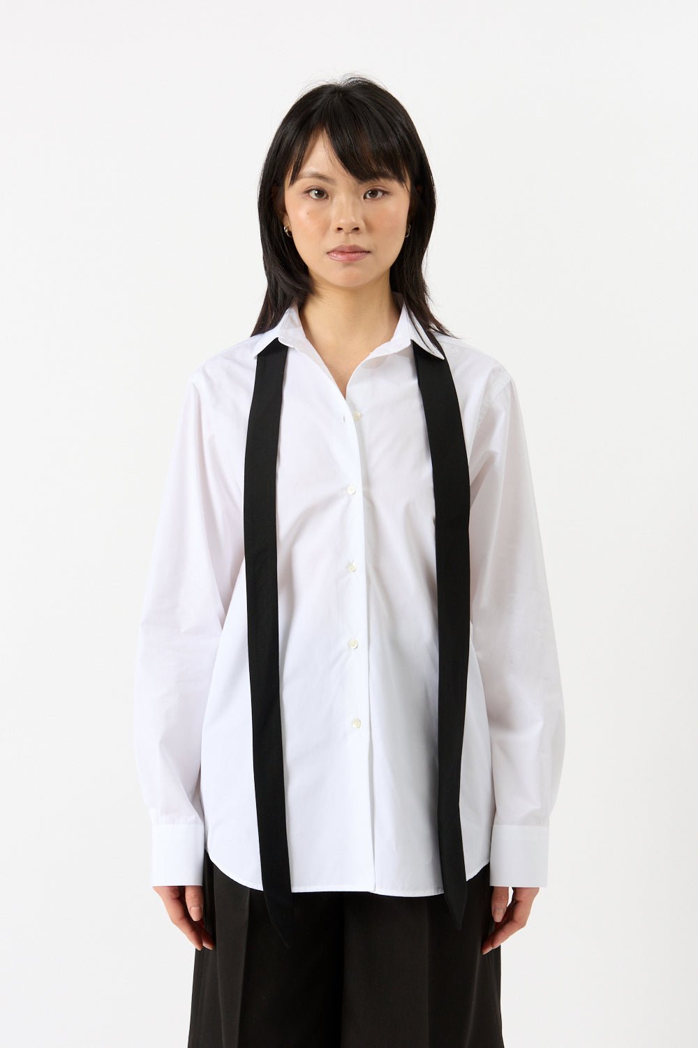 Róhe - Róhe Detachable Tie Shirt (34 FR)