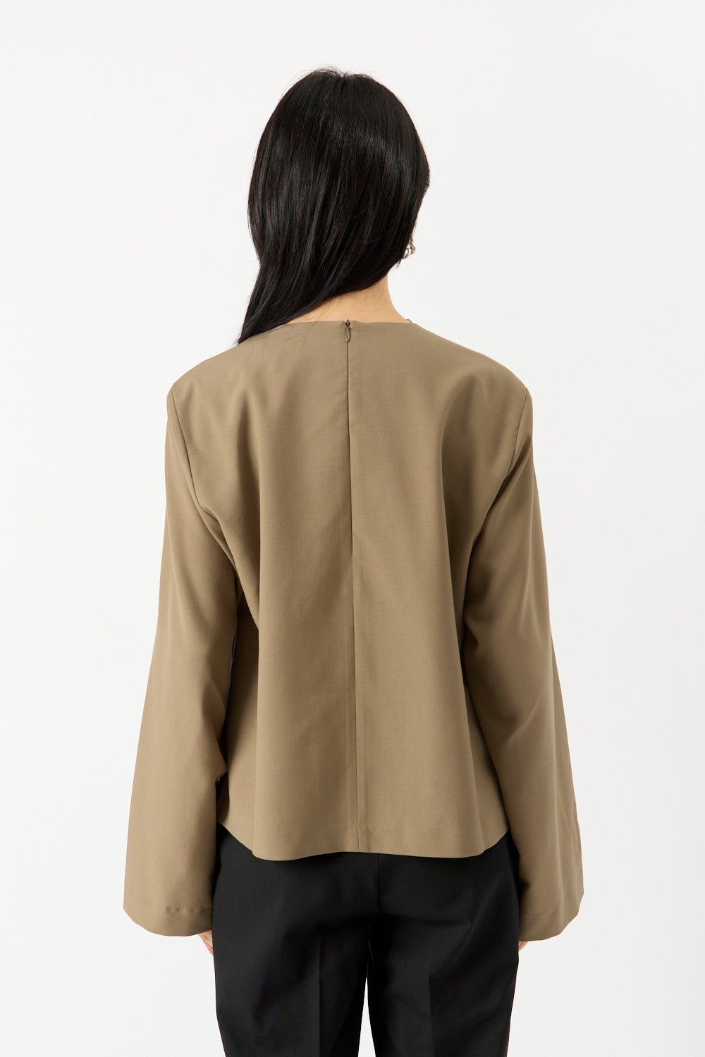 Róhe - Róhe Draped Wool Top (38 FR)