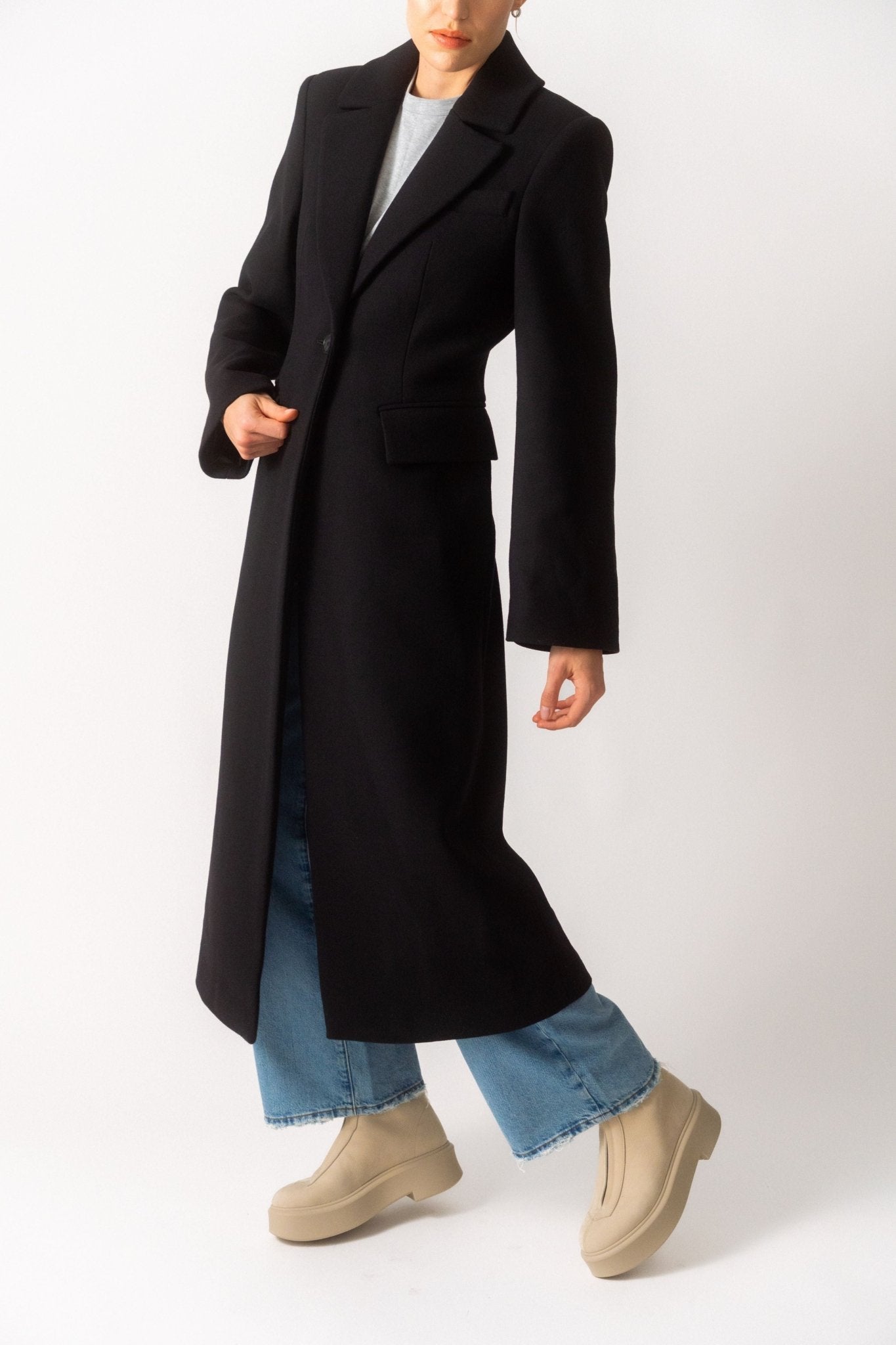 Bessette - Róhe Long Waisted Coat (36 FR)