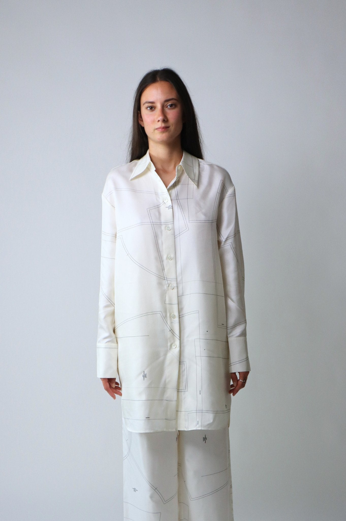 Bessette - Róhe Oversized Pattern Silk Shirt (34, 36, 38, 40 FR)