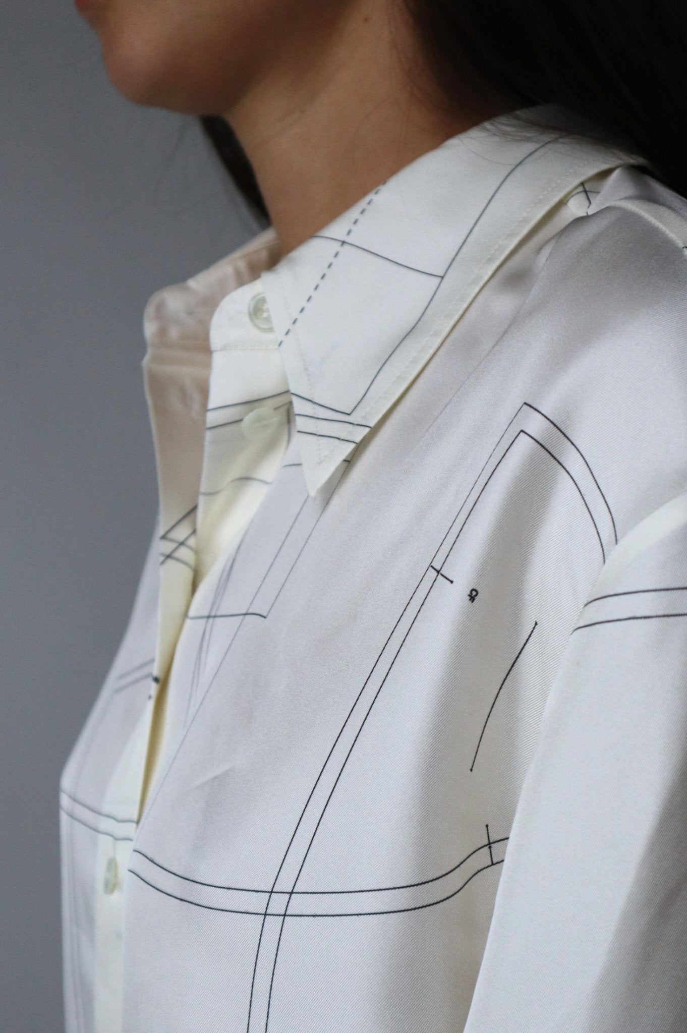 Bessette - Róhe Oversized Pattern Silk Shirt (34, 36, 38, 40 FR)