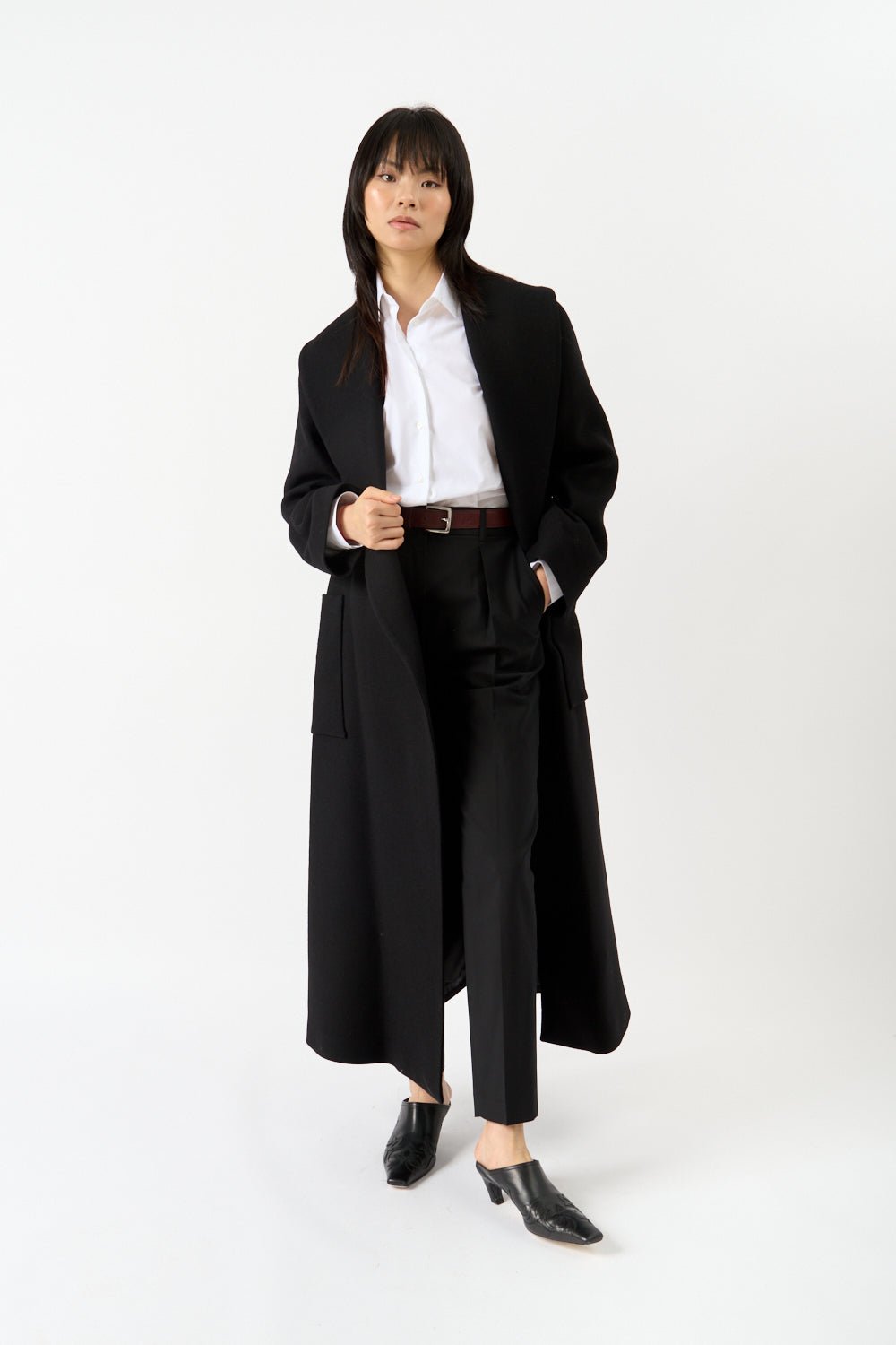 Bessette - Róhe Shawl Collar Wrap Coat (34 FR & 36 FR)