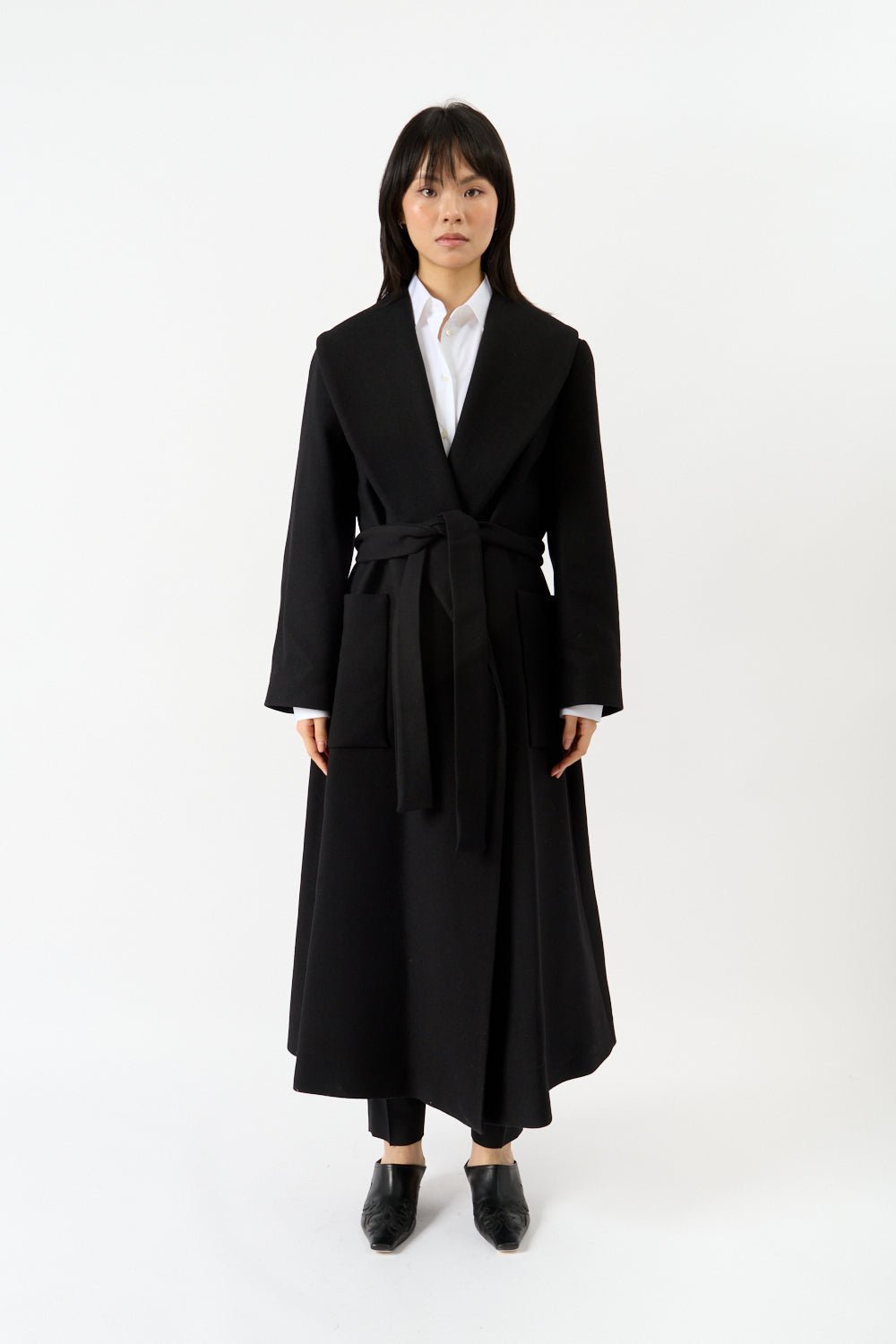 Bessette - Róhe Shawl Collar Wrap Coat (34 FR & 36 FR)