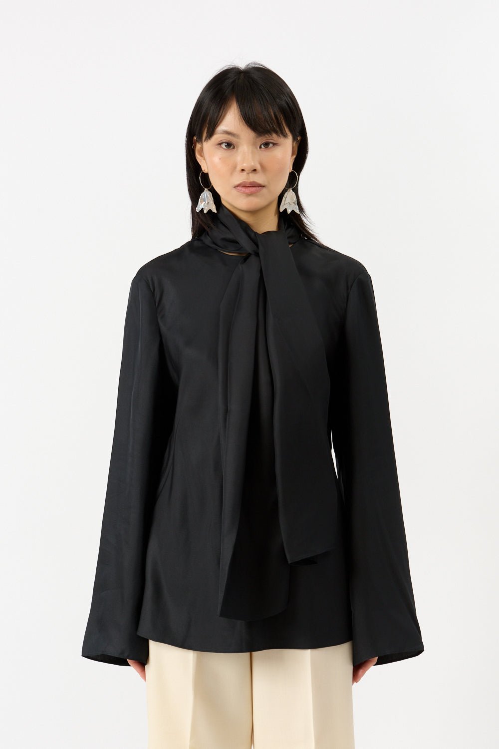 Róhe - Róhe Silk Foulard Top (42 FR)