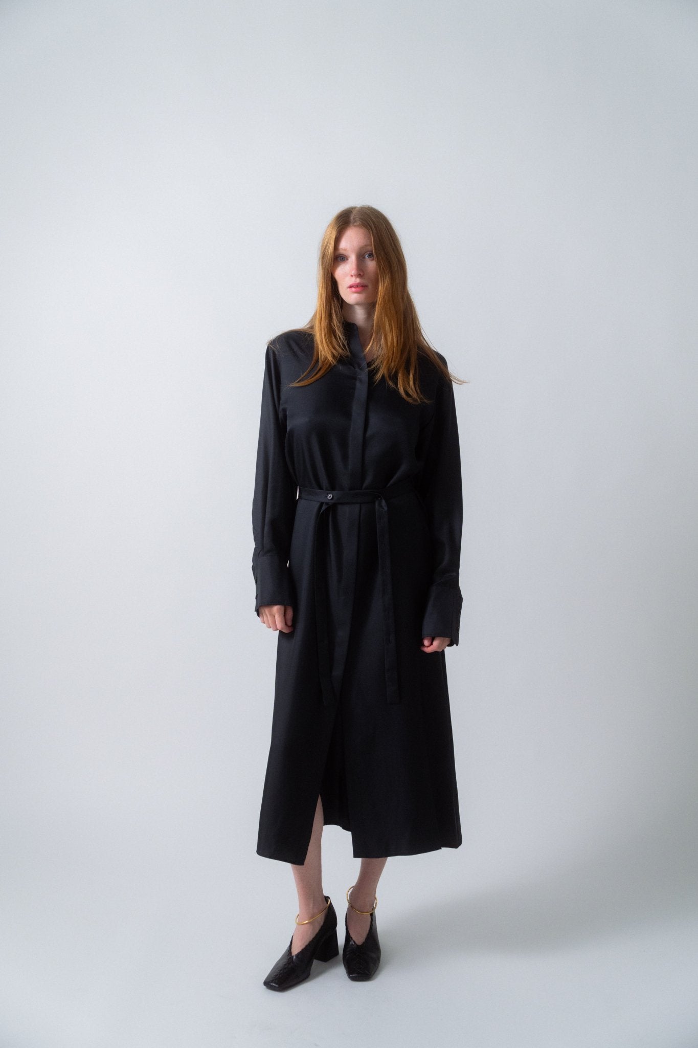 Back wrap dress sales