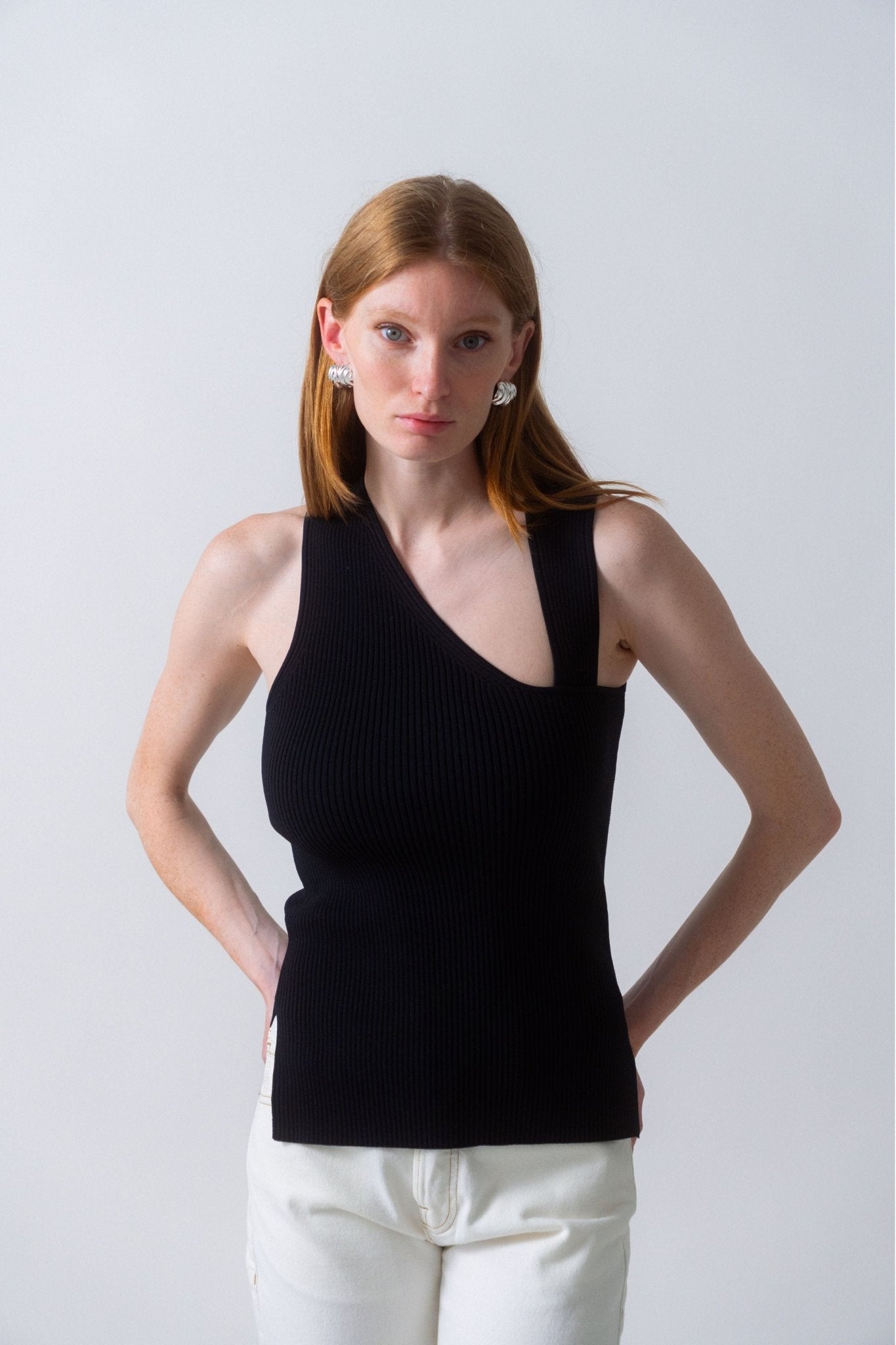 Bessette - Róhe Slanted Neckline Tank Top (38 FR)