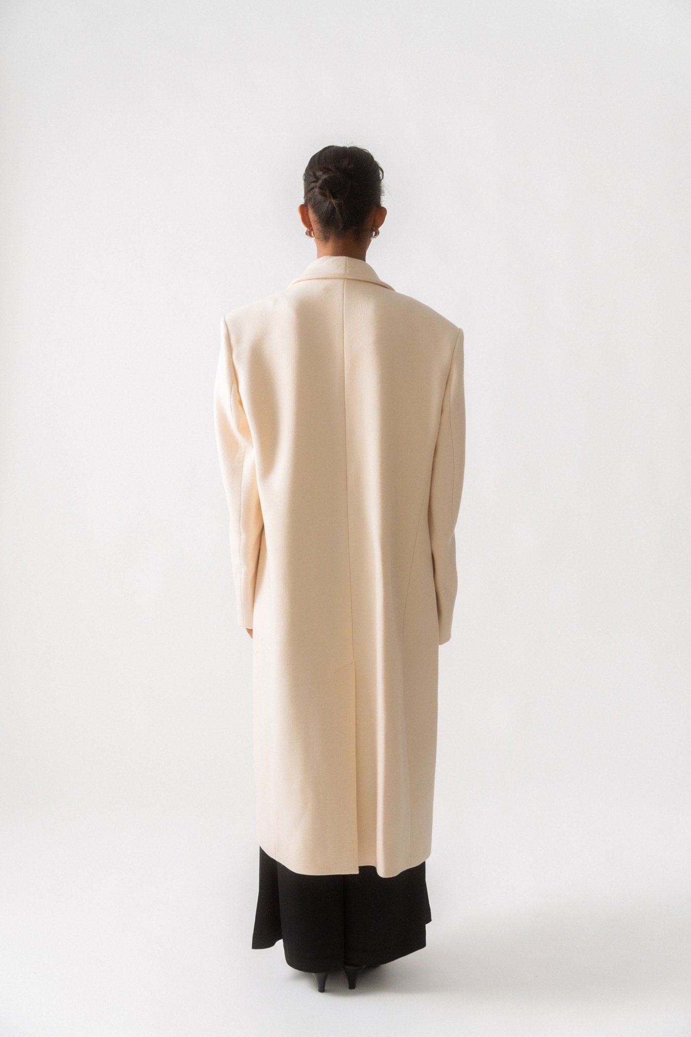 Rohe Tuxedo Dense Wool Blend Coat XS Small