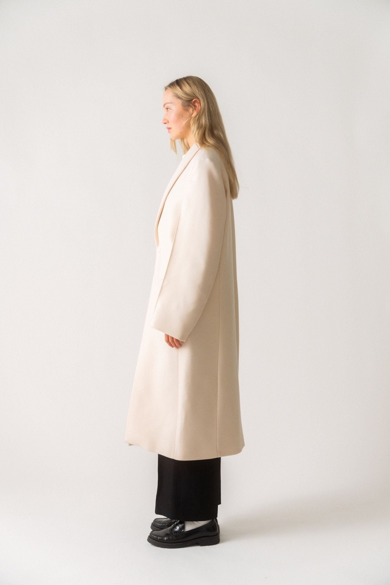 Róhe - Róhe Tuxedo Dense Wool Blend Coat (XS & Small)