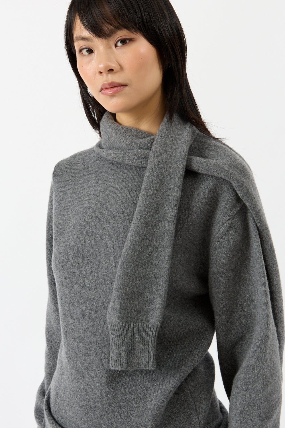 Bessette - Róhe Twisted Scarf Jumper (36 FR)