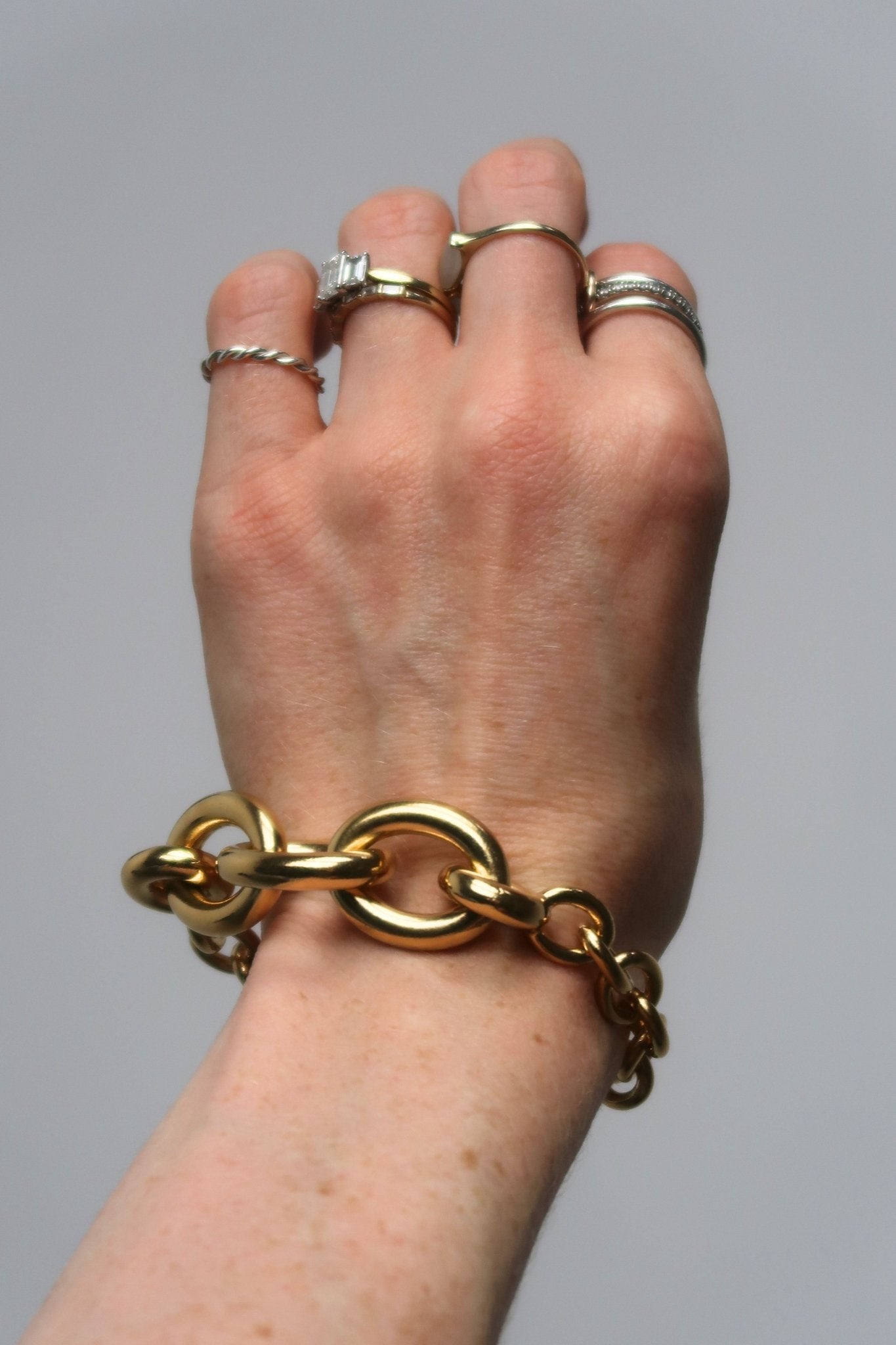 Bessette - Saint Laurent Gold Chain Bracelet