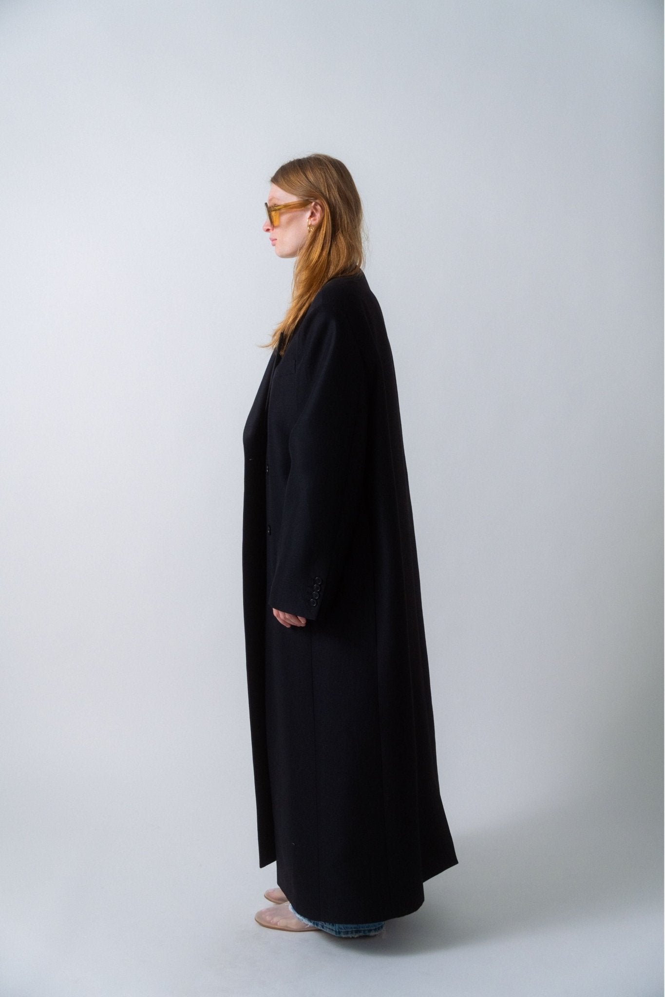 Bessette - The Row Catena Oversized Wool and Silk Coat (XL)