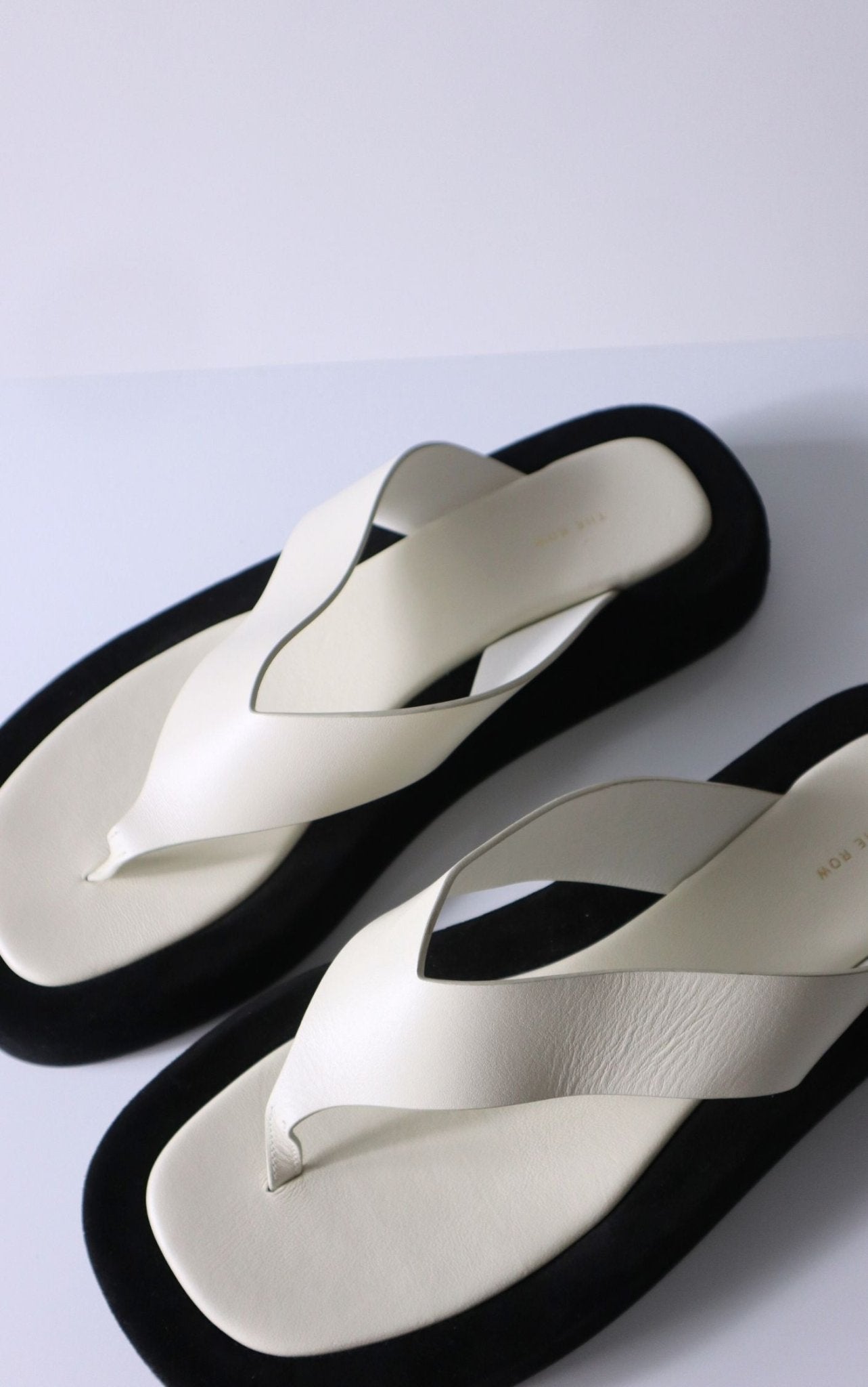 The row sandals white deals
