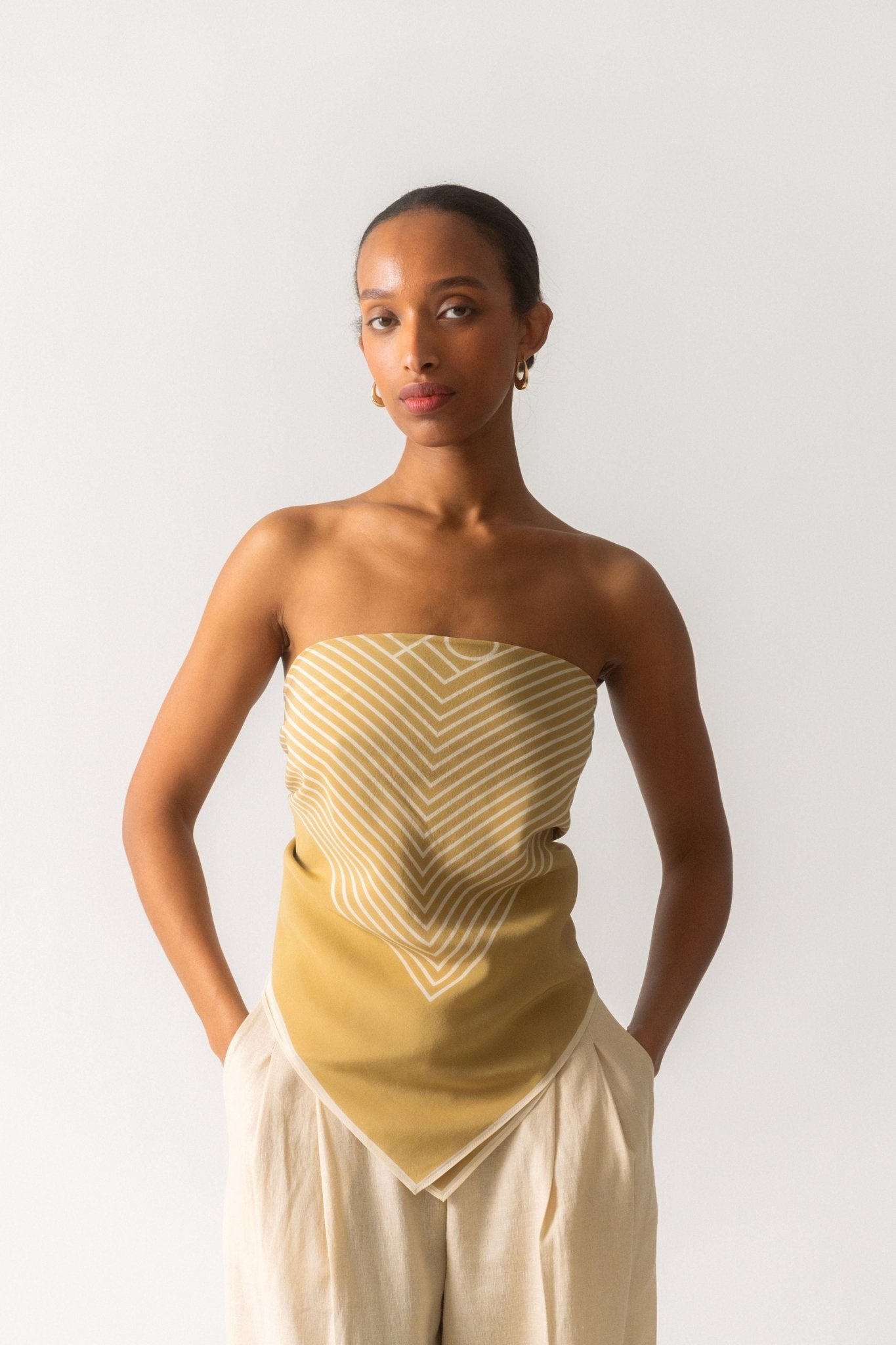 Monogram silk scarf hotsell