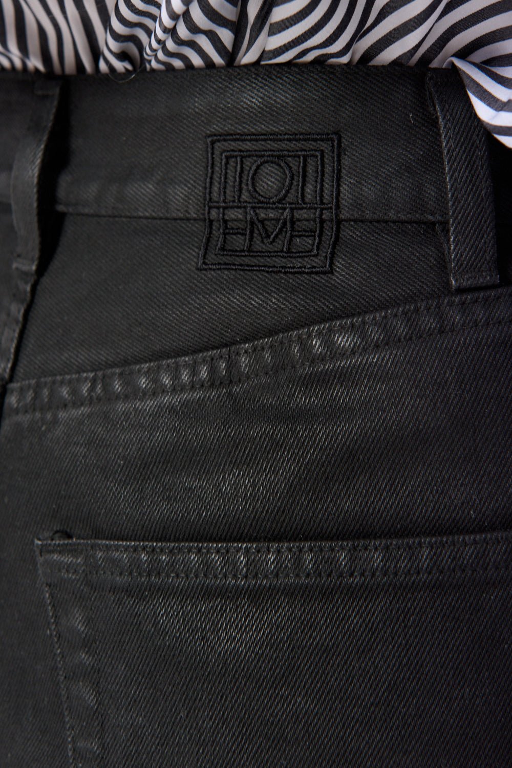 Toteme - Toteme Coated Tapered Leg Denim