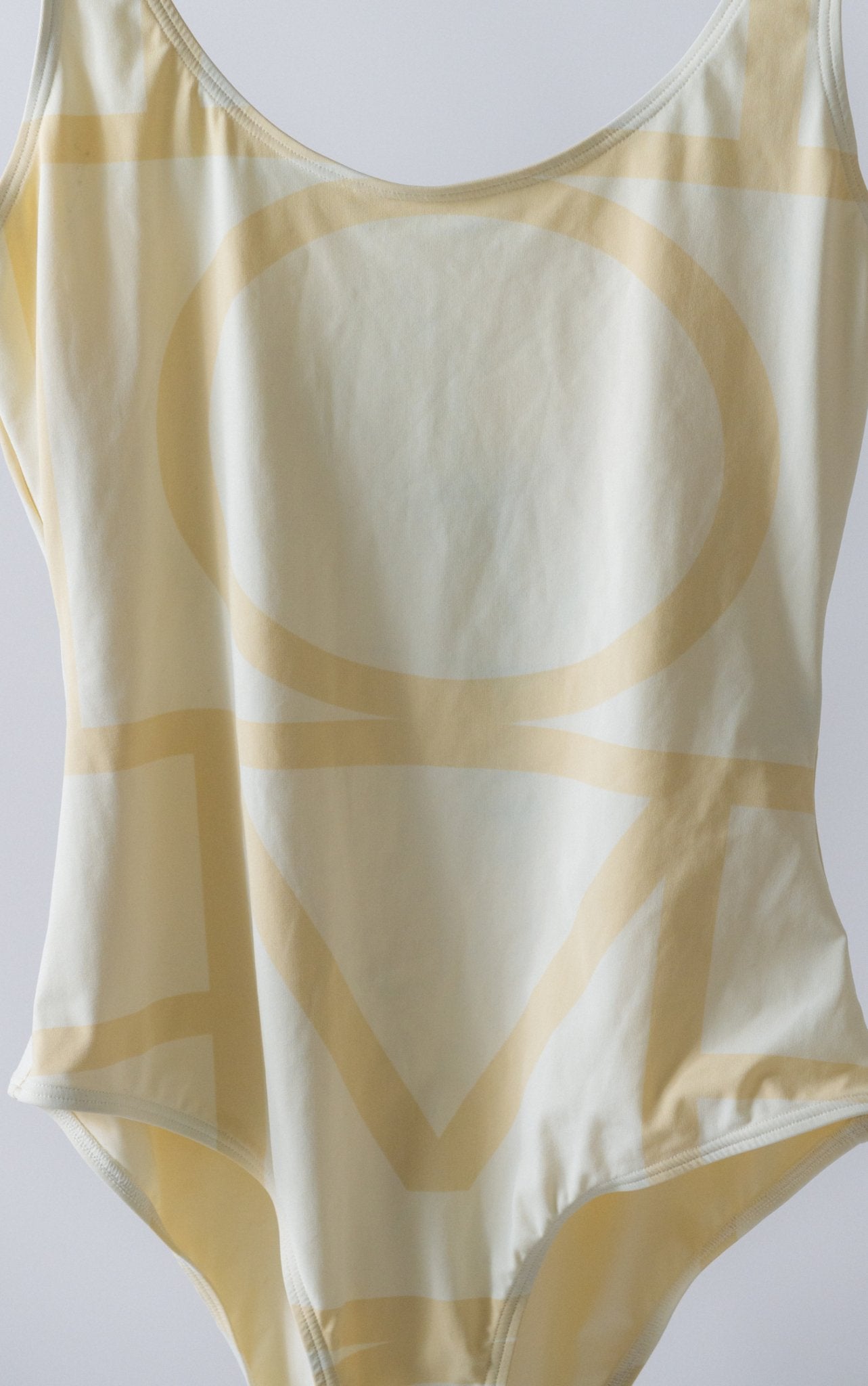 Bessette - Toteme Cream Monogram Swimsuit (XL)