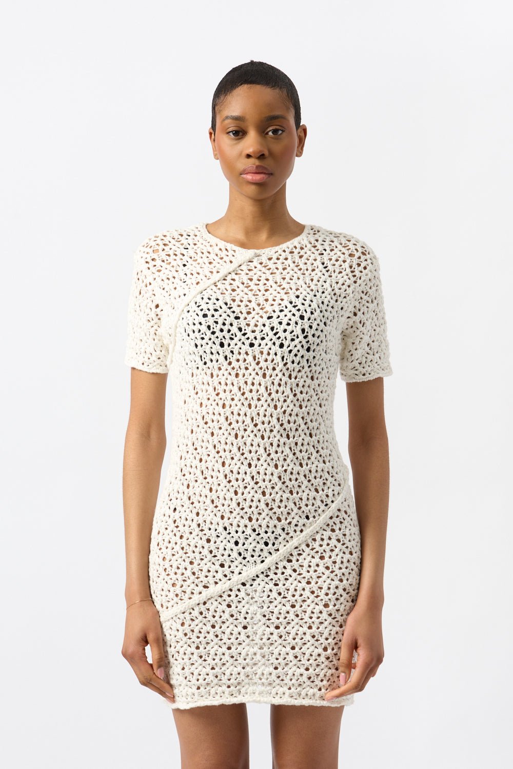 Toteme - Toteme Crochet Knitted Twist Top (Small)