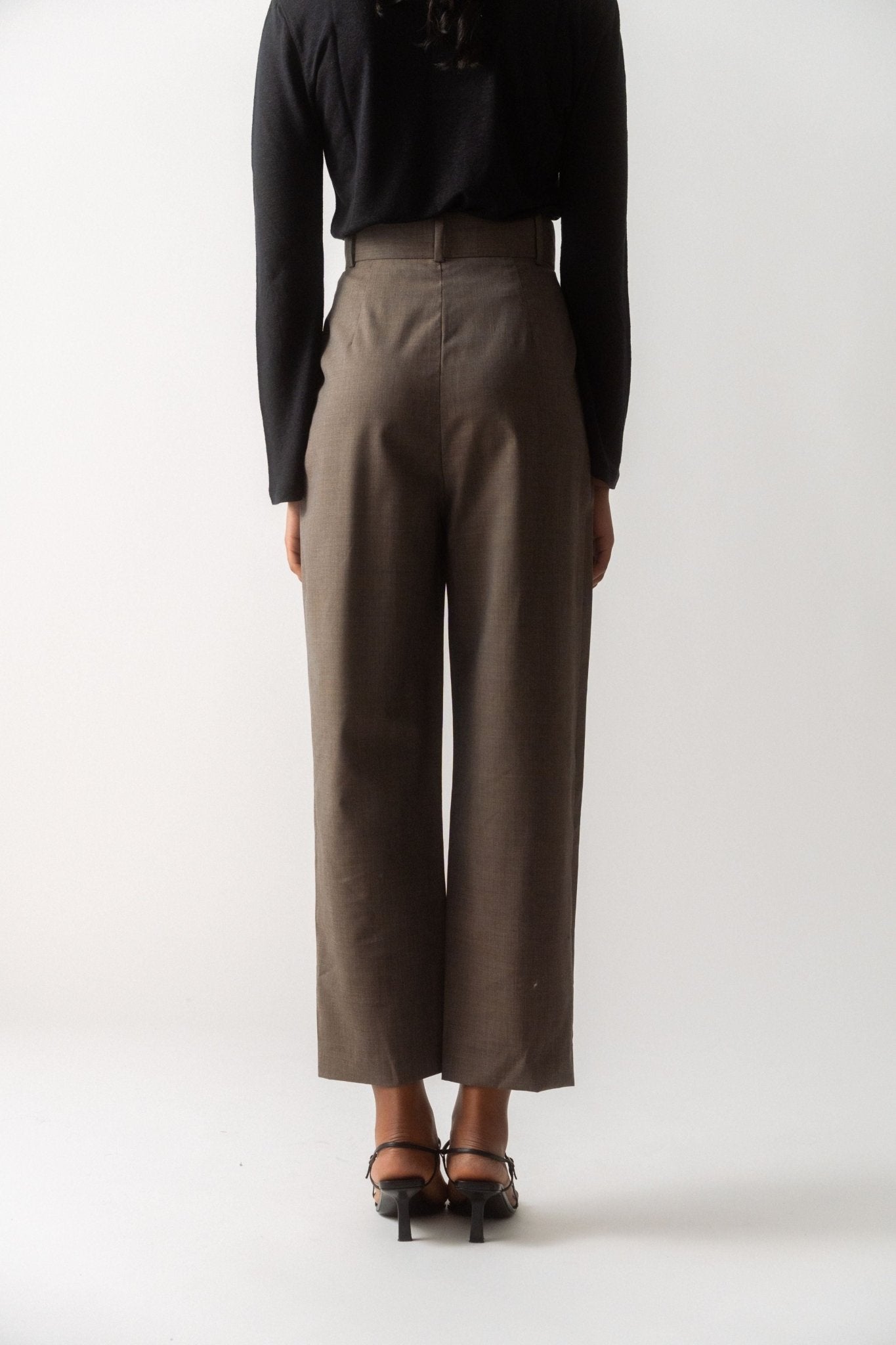 Bessette - Toteme Deep Pleat Wool Trousers (36 FR)