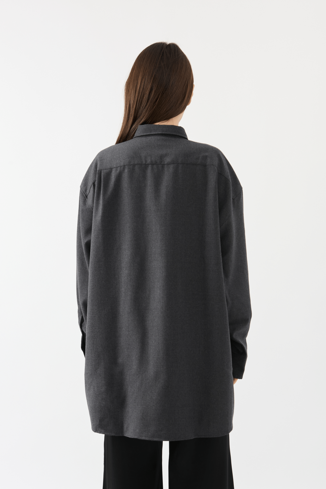 Toteme - Toteme Long fluid monogram wool shirt (38 DK & 40 DK)