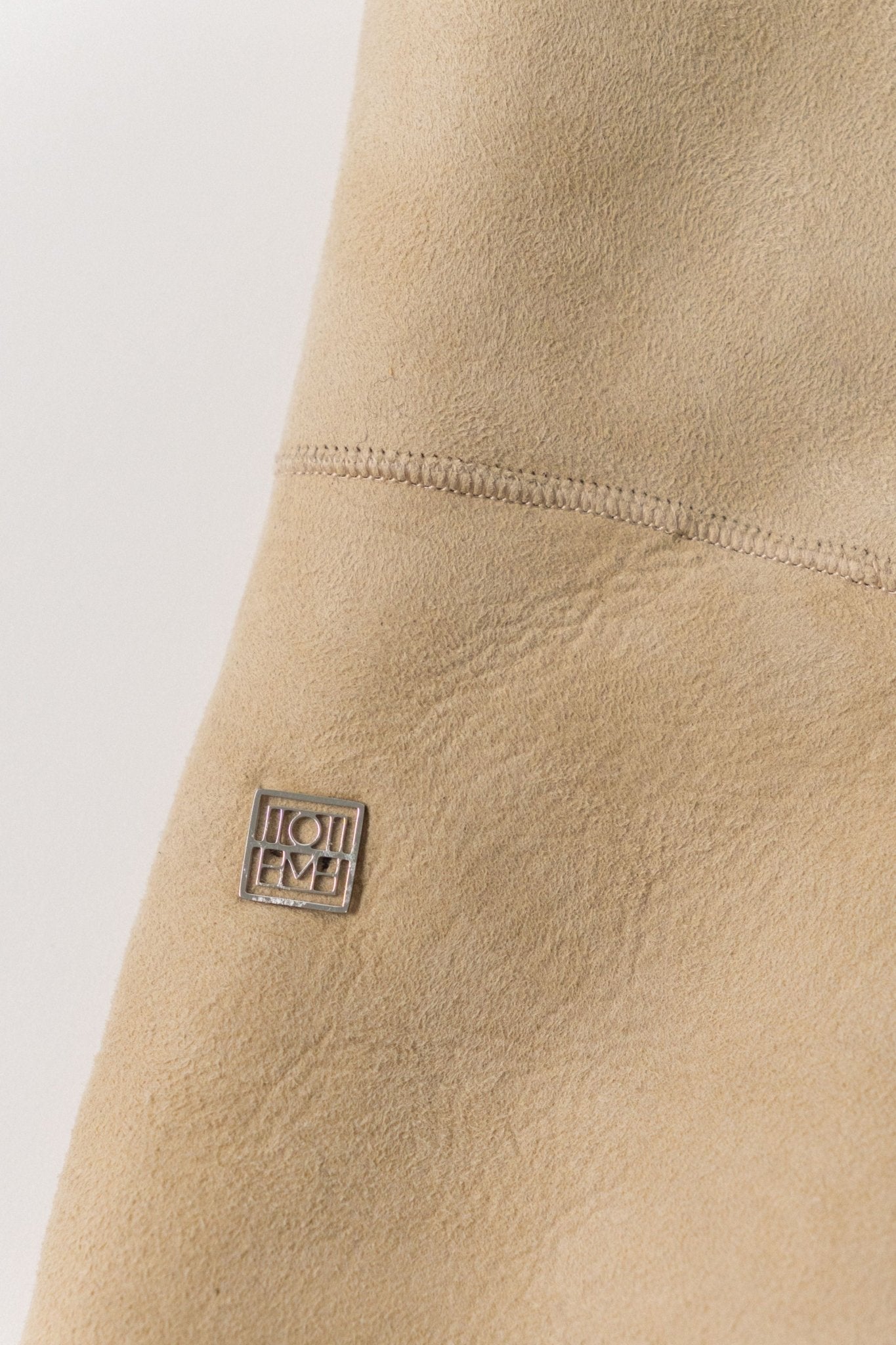 Bessette - Toteme SUEDE SHEARLING MITTENS