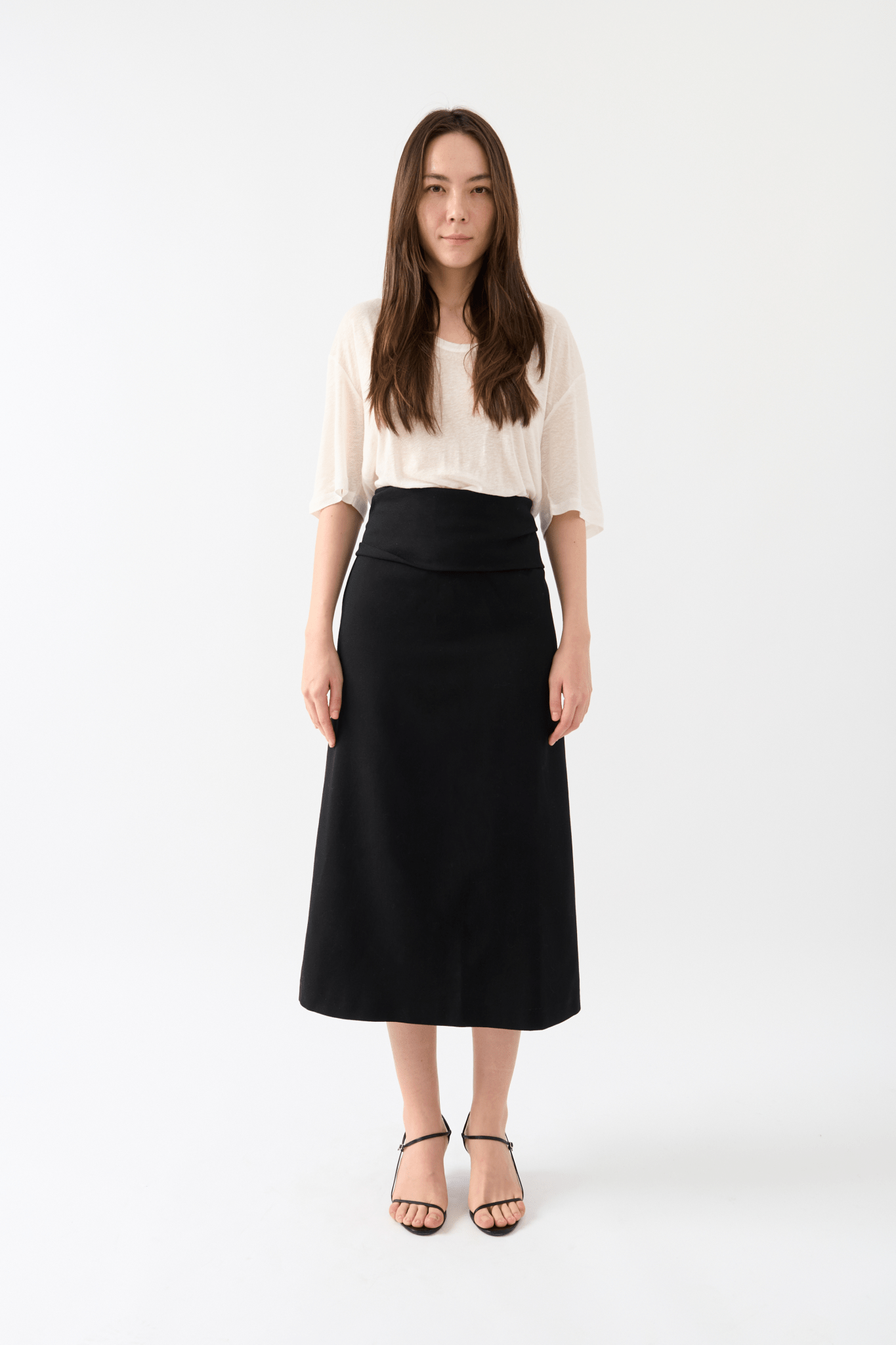 toteme - Toteme Wool crepe band skirt (36 DK)