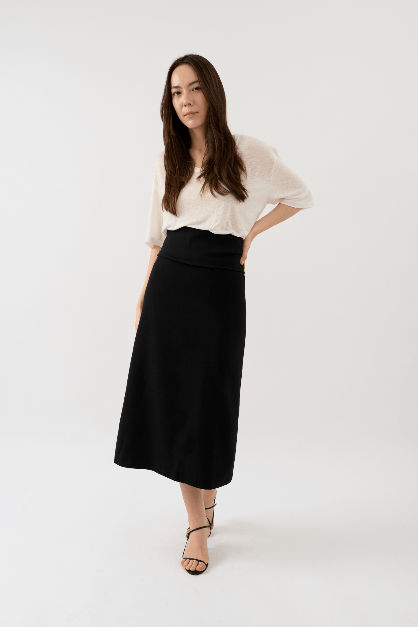 toteme - Toteme Wool crepe band skirt (36 DK)