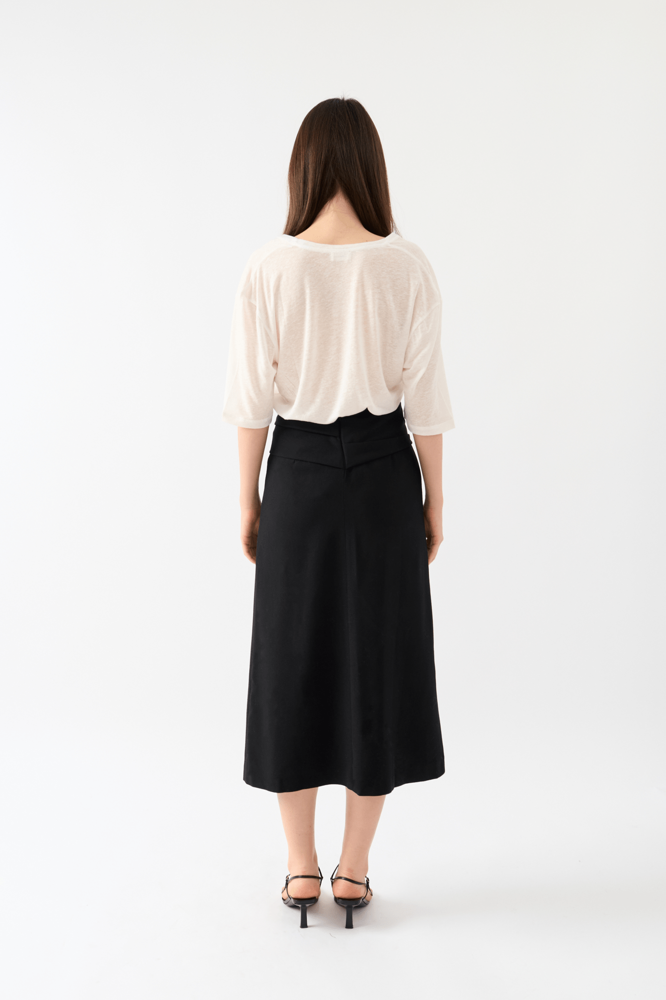 toteme - Toteme Wool crepe band skirt (36 DK)