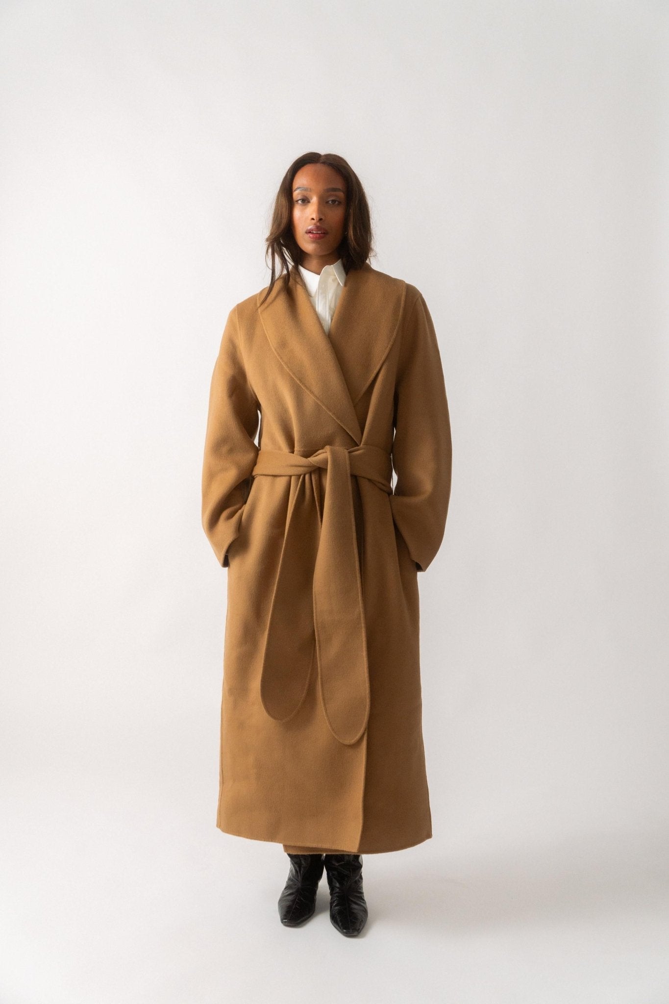 Toteme Wool Robe Coat 42 DK