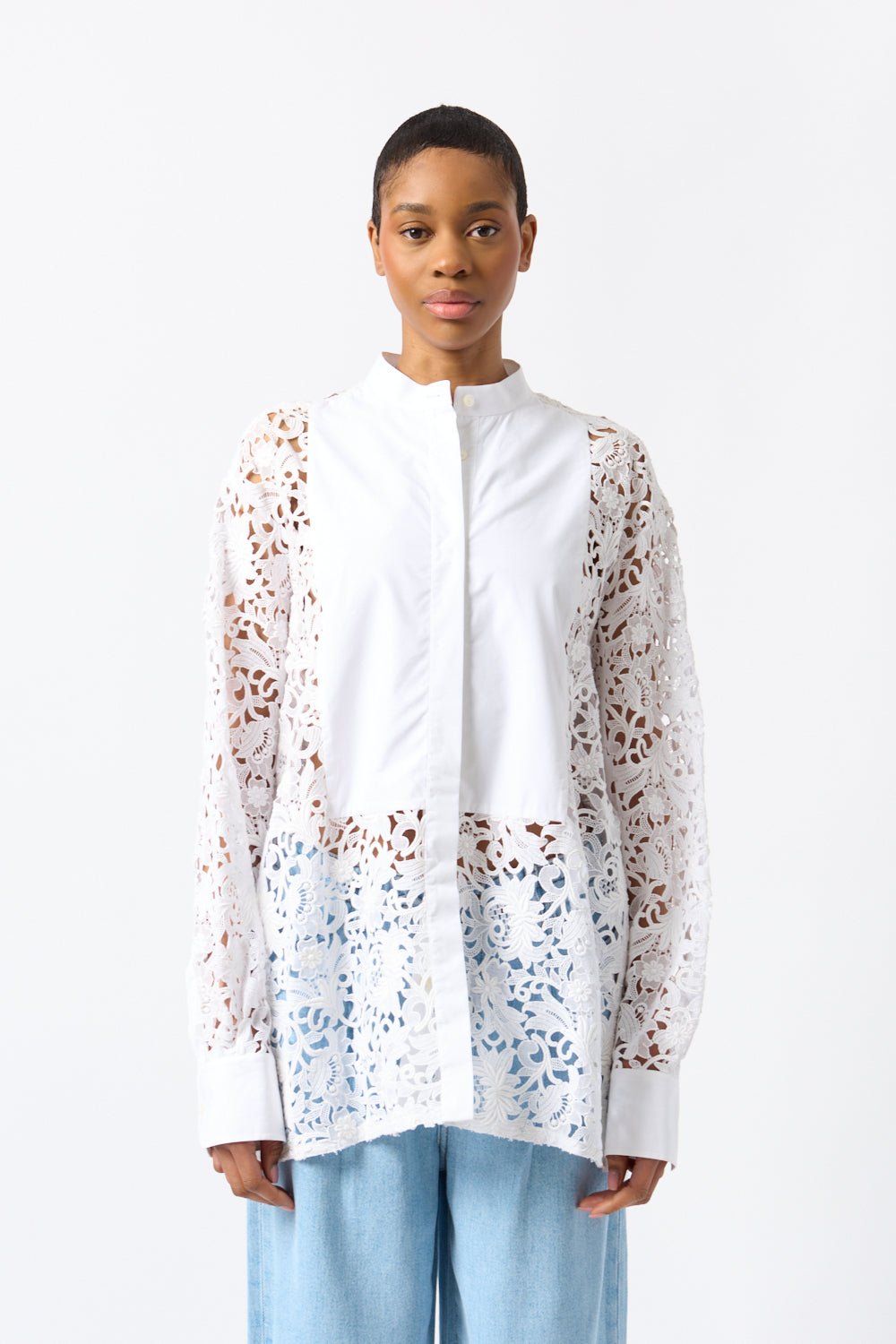 Valentino Garavani - Valentino Garavani Floral Lace Shirt (42 IT)