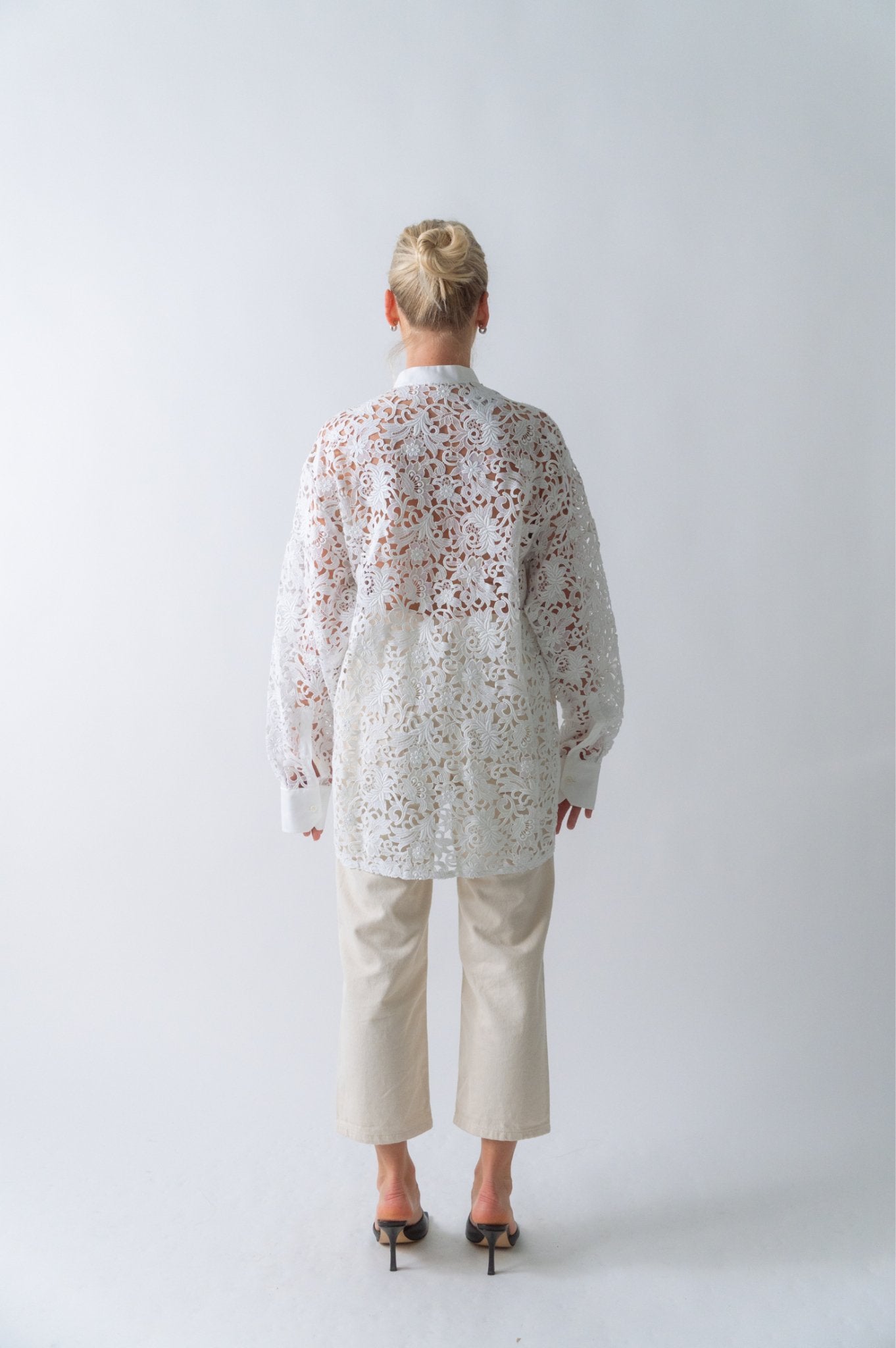 Bessette - Valentino Garavani Floral Lace Shirt (42 IT)