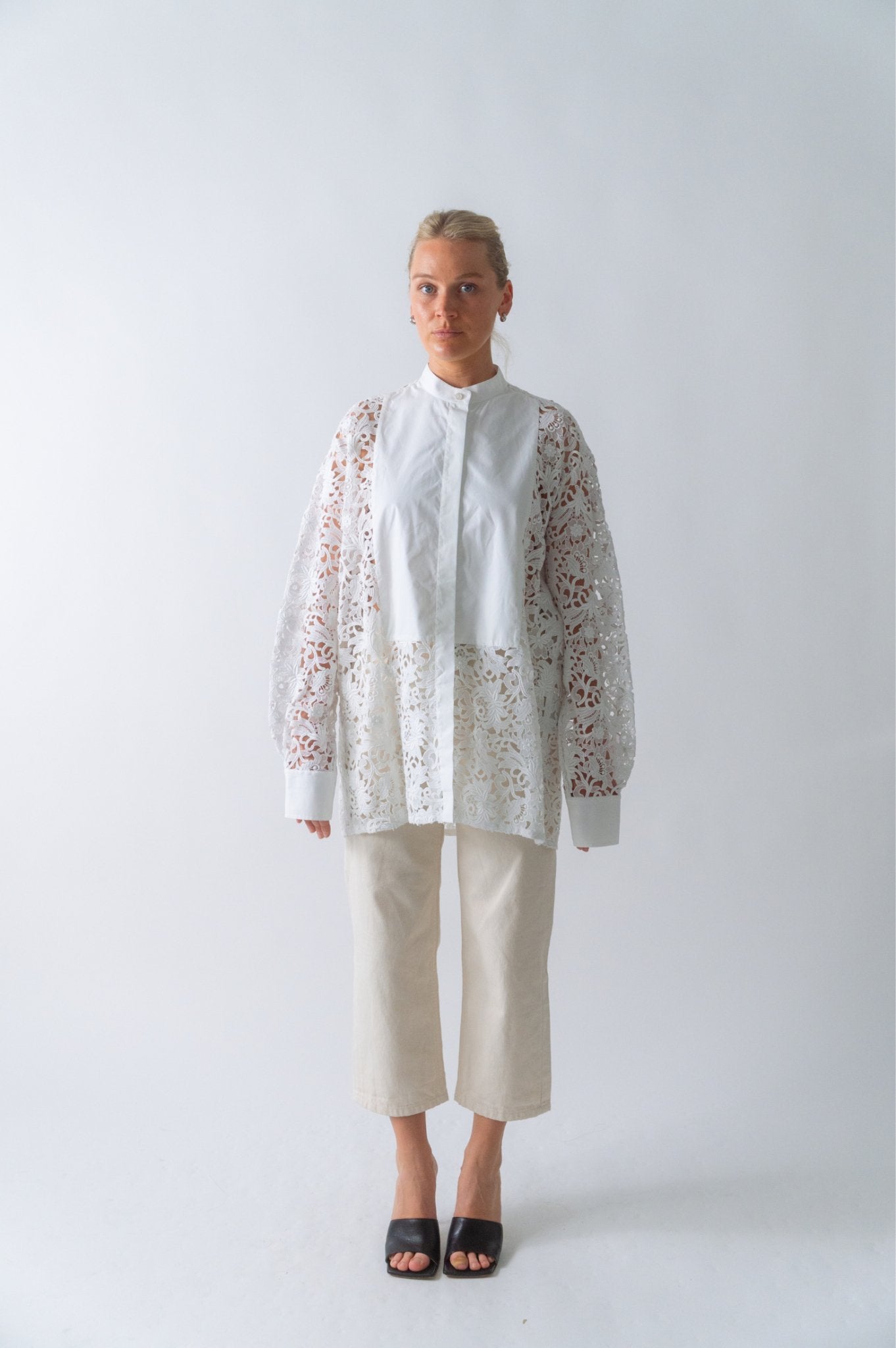 Bessette - Valentino Garavani Floral Lace Shirt (42 IT)