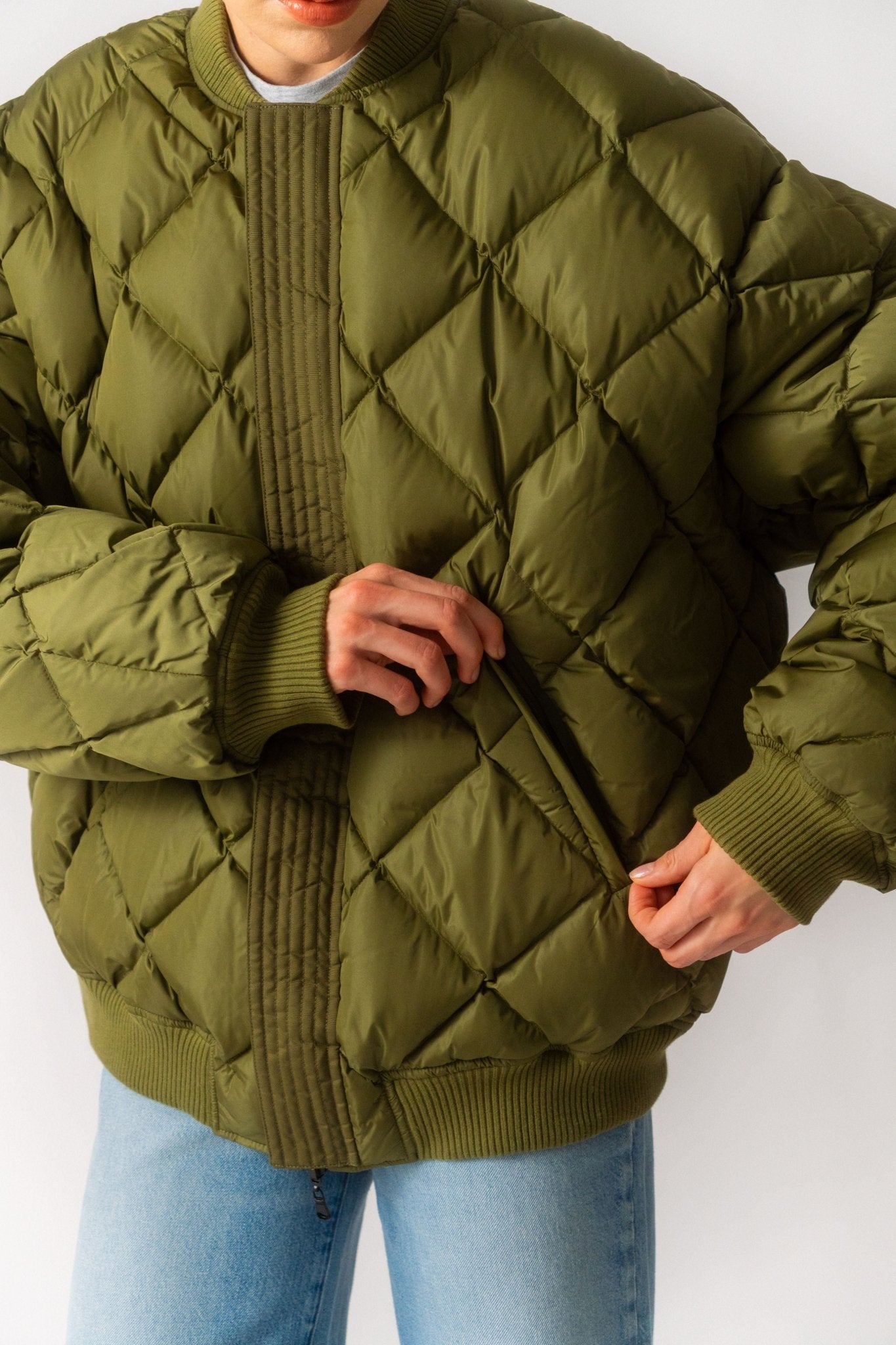 Bessette - Wardrobe.NYC Reversible Quilted Bomber Jacket (Small)