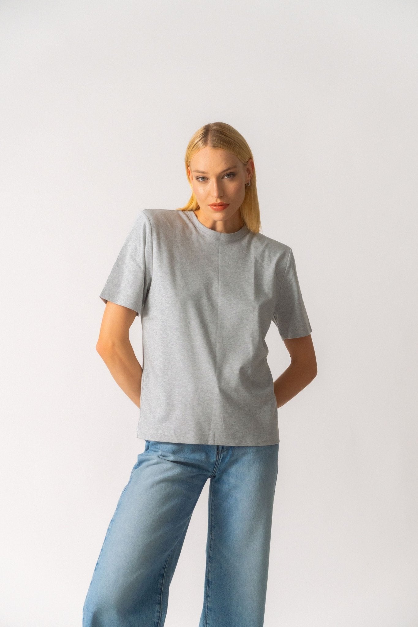 Bessette - Wardrobe.NYC Shoulder Pad T-Shirt (XS, Small, Medium & Large)